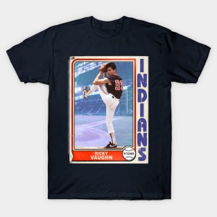 Ricky 'Wild Thing' Vaughn Retro Trading Card T-Shirt